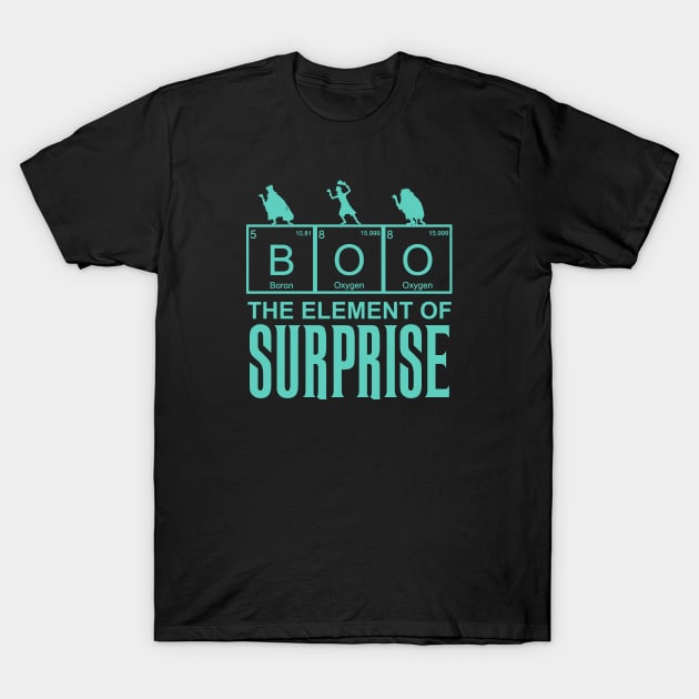 Boo The Element Of Surprise T-Shirt by ThisIsFloriduhMan